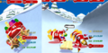 Sled And Slide on a 2-player split-screen.