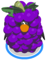 The Grape Bunch Costume in-game.