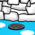 The Manhole shut.