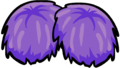 Purple Pompoms Secret item