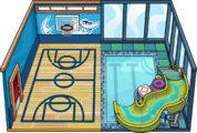 The Sharks' Gym in-game.